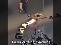Display de corte a laser de fibra