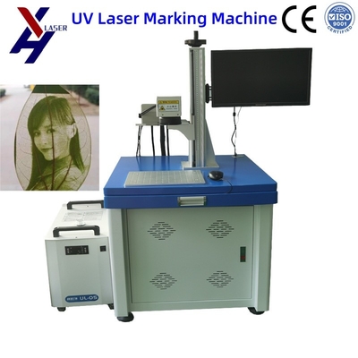 3W 5W Logotipo Códigos Seguros Máquina de Marcação a Laser UV para Garrafas de Vidro