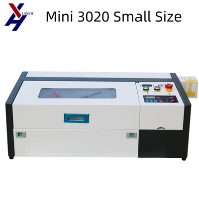 Pequeno gravador e cortador a laser CO2 de 300*200 mm para acrílico de couro de madeira