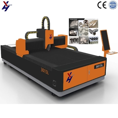 Máquina de corte a laser de fibra CNC 1500W 3000W Cortador a laser para chapas de aço carbono