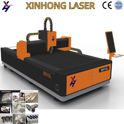 Máquina de corte a laser de fibra CNC 1500W 3000W Cortador a laser para chapas de aço carbono
