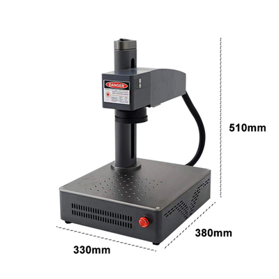 Gravador laser de fibra UV portátil multifuncional para madeira metálica vidro plástico cristalino