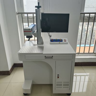 20W 30W 50W 100W Cabinet Fiber Laser Marking Machine para jóias Ouro Alumínio de aço inoxidável