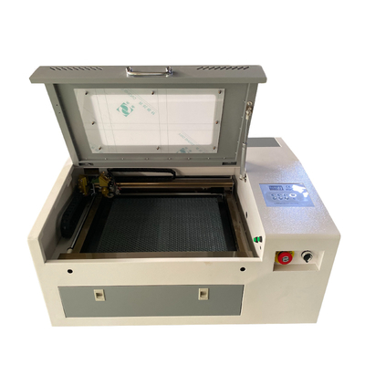 3020 4040 Pequeno gravador a laser de CO2 40W 50W para acrílico de carimbo de borracha