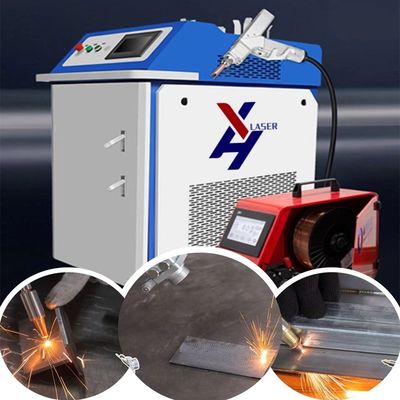 Soldadora a laser fácil de operar 1000W 2000W 3000W com corte de limpeza de soldagem para metal