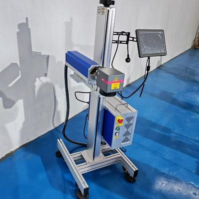 Codificação de precisão a laser na máquina de marcação de voo